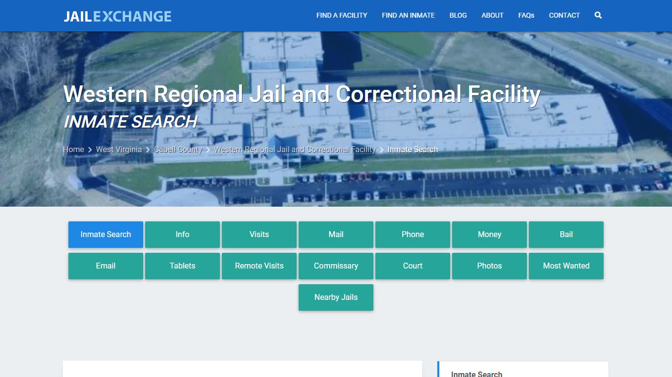 Western Regional Jail and Correctional Facility Inmate Search